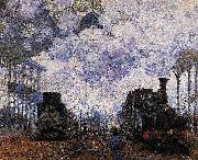 Claude Monet Arrival of a Train